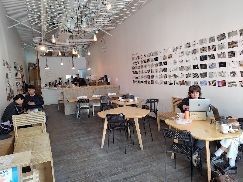 Interior of MAKE Coffee + Stuff, Winnipeg