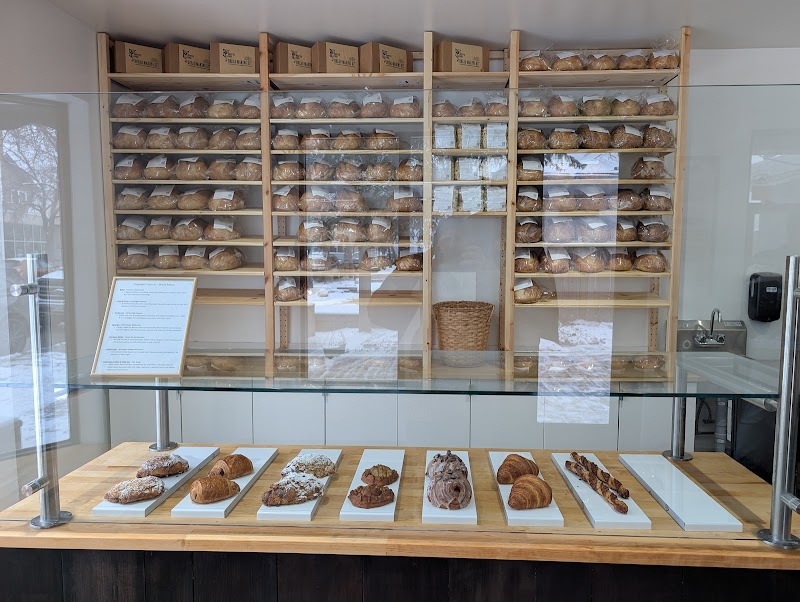 Bread and bakery interior at Forgotten Flavours on Corydon Avenue, Winnipeg