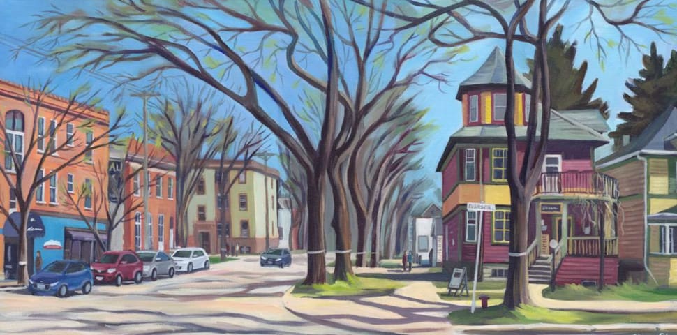 Wolseley neighbourhood street, Winnipeg