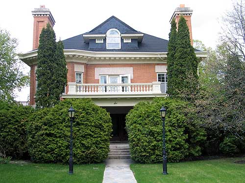 Stovel House at 6 Ruskin Row, a two-storey brick and stone residence
