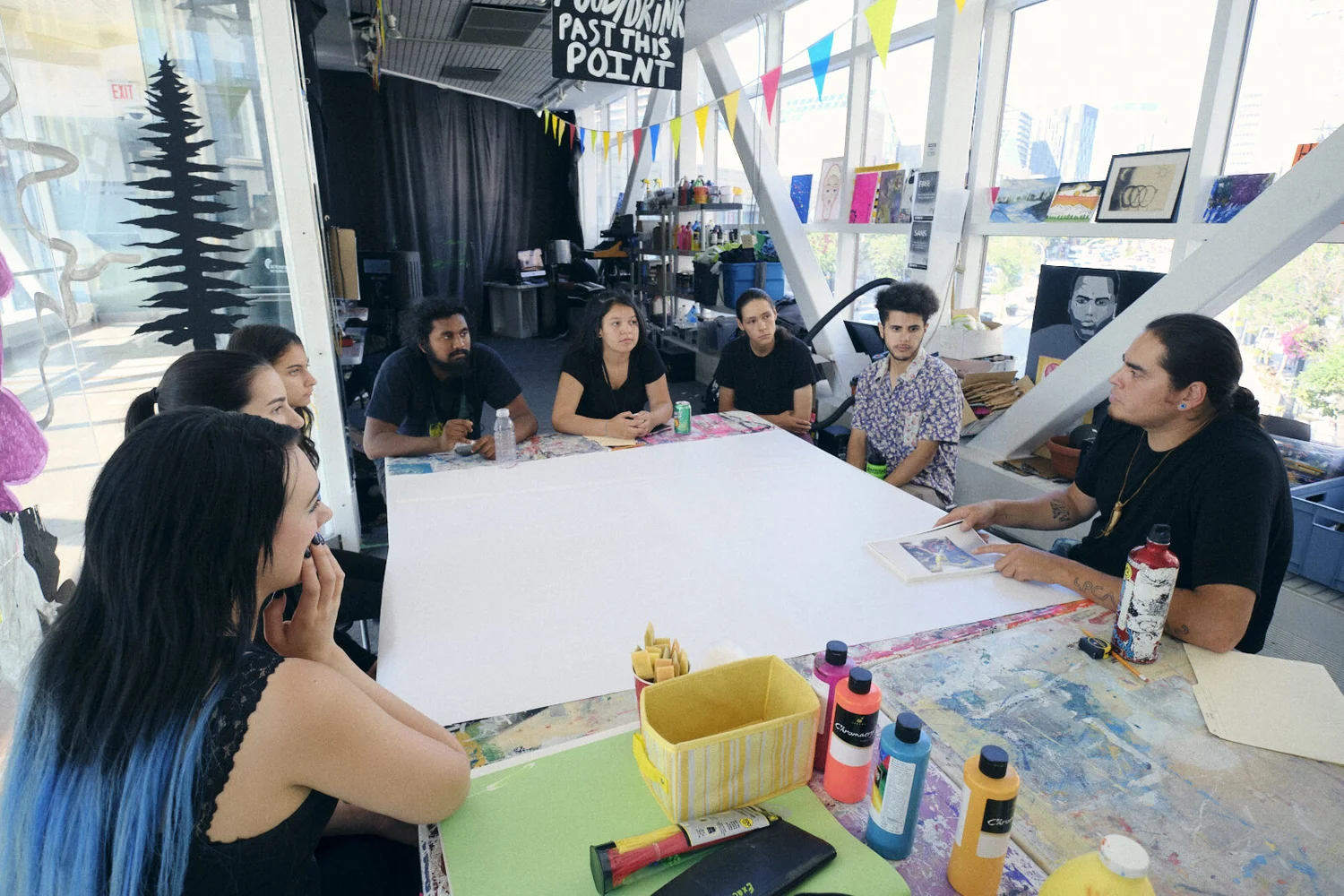 Studio 393 performance and workshop space at Graffiti Art Programming in Winnipeg